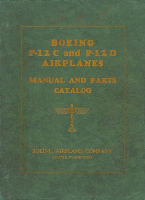 Flight Manual for the Boeing P-12
