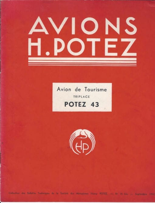 Flight Manual for the Potez 43