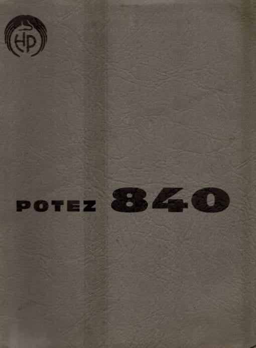 Flight Manual for the Potez 840