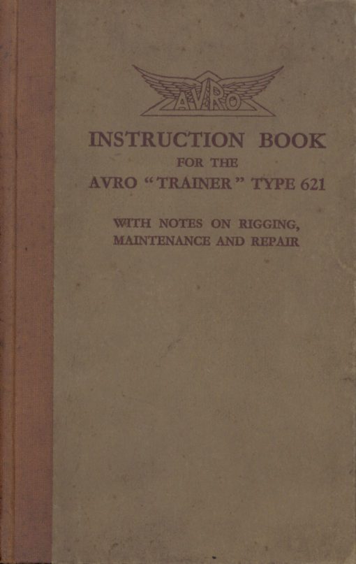 Flight Manual for the Avro Type 621 Tutor