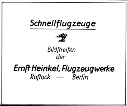 Flight Manual for the Heinkel He70