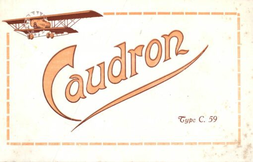 Flight Manual for the Caudron C59