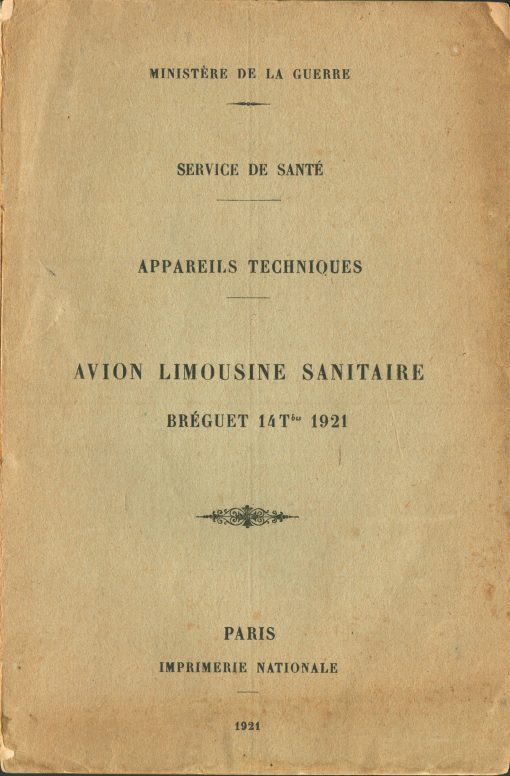 Flight Manual for the Breguet 14