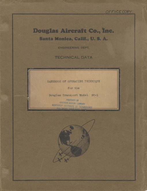 Flight Manual for the DC-1 and DC-2