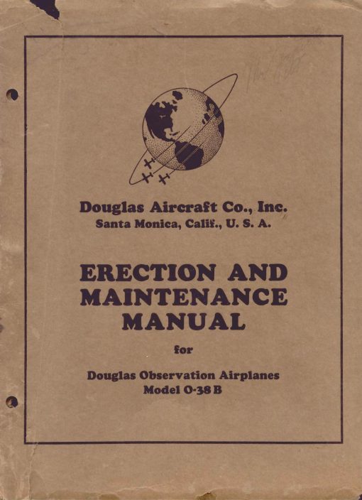 Flight Manual for the Douglas O-2 and O-38