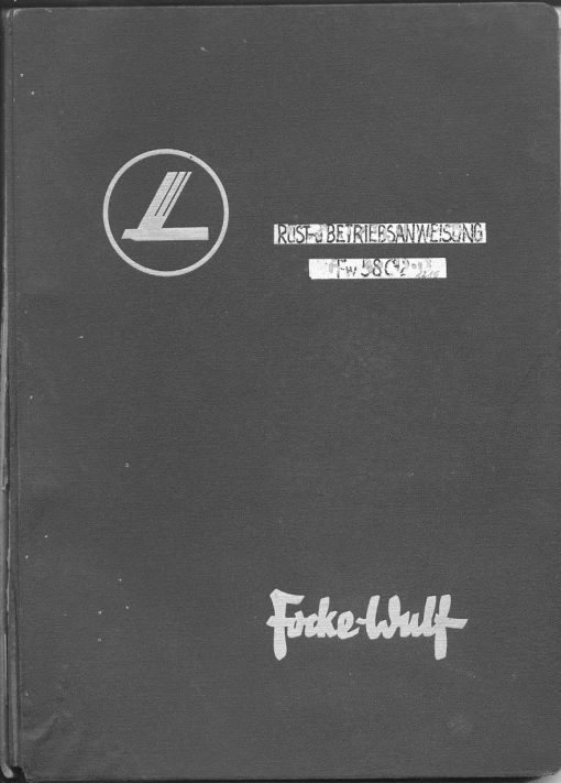 Flight Manual for the Focke-Wulf Fw58 Weihe